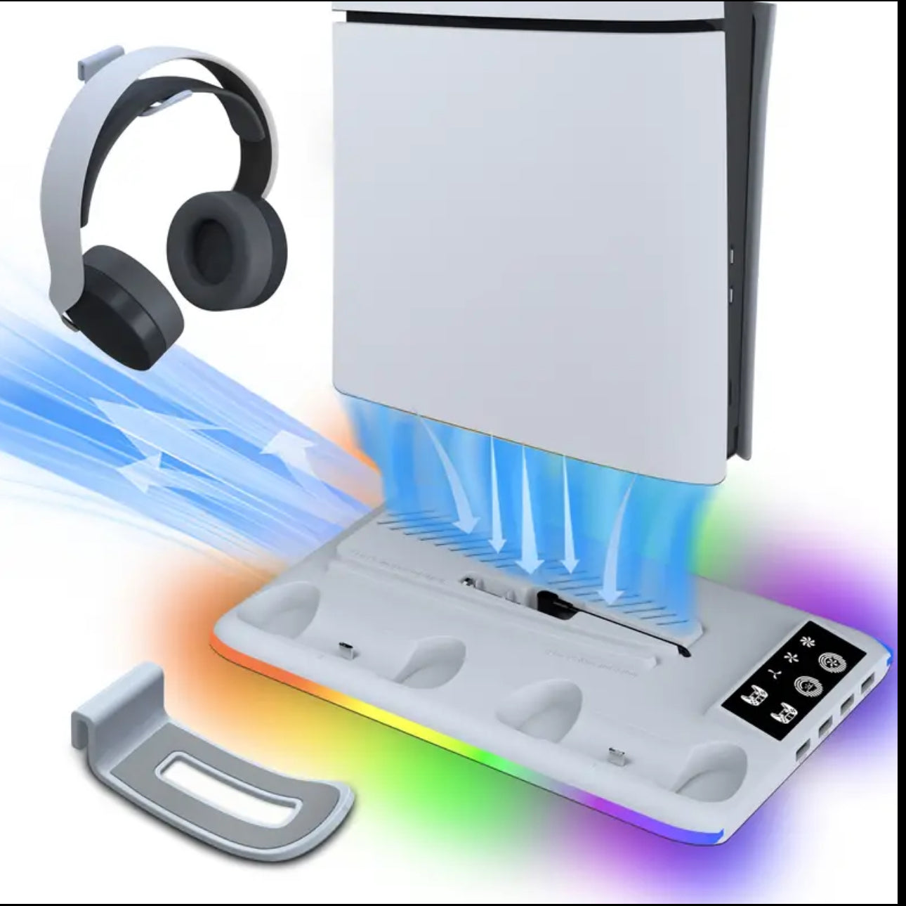 Refroidisseur PS5 avec station de charge